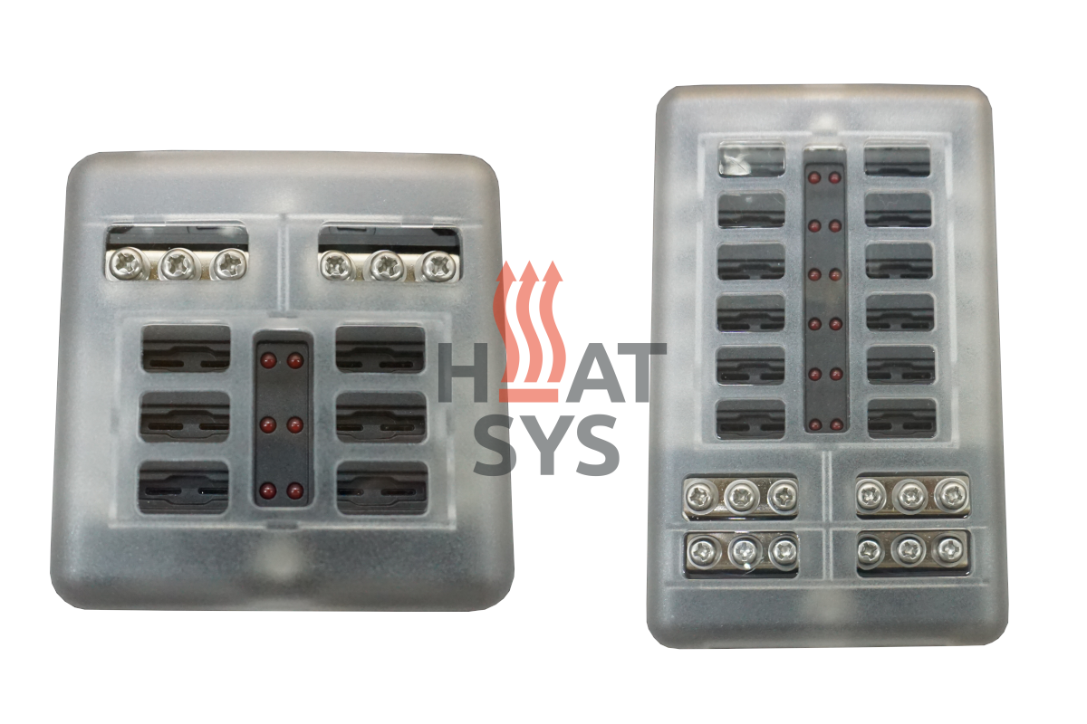 LED Sicherungshalter für 6 bis 12 ATO-Sicherungen mit Masseverteiler, 44,95  €